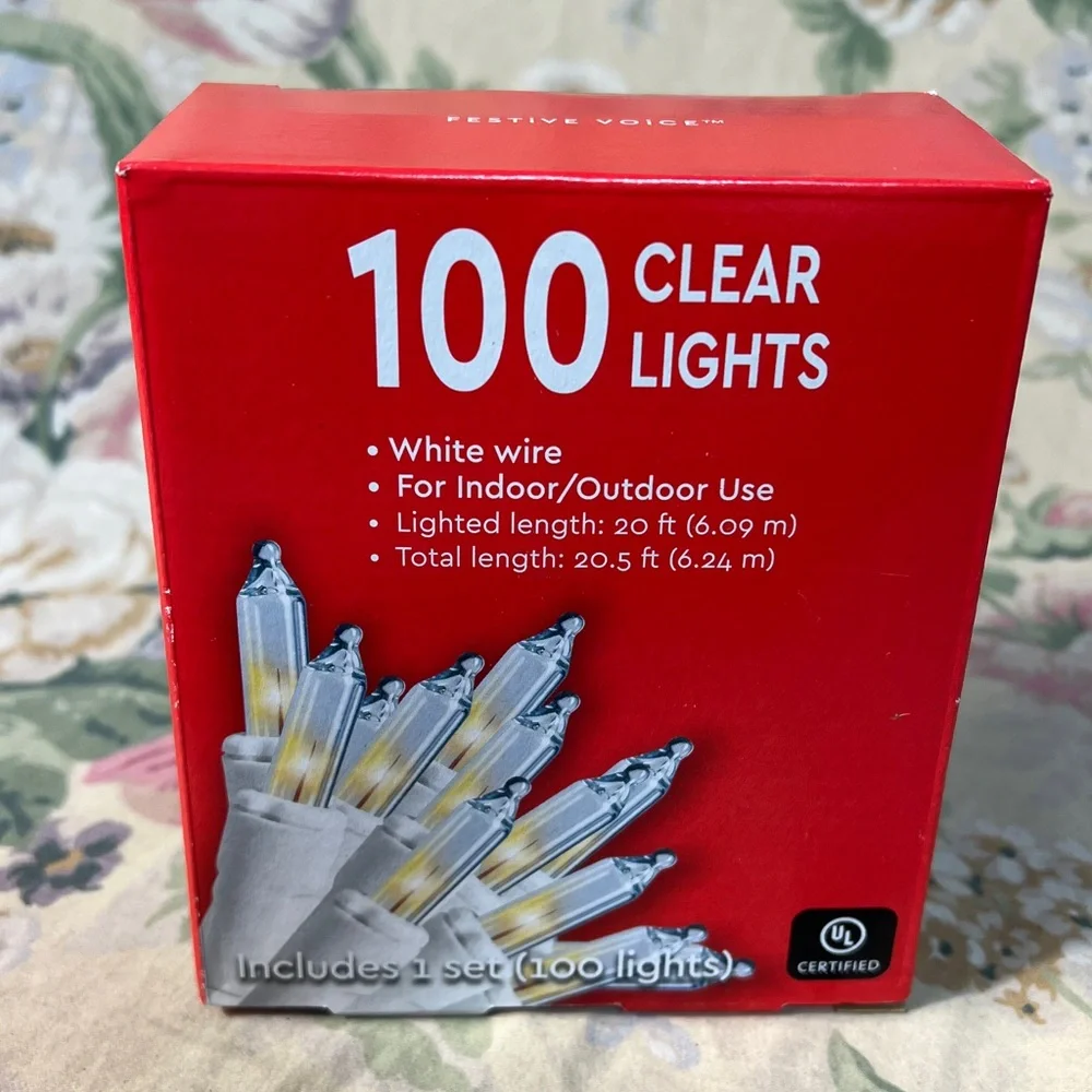 Clear Holiday String Lights